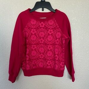 Girls pink sweatshirt size 6